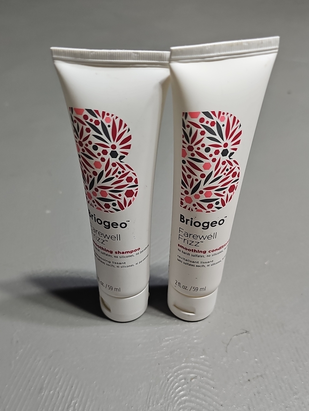 Briogeo Farewell Frizz Smoothing Shampoo & Smoothing Conditioner 2 fl oz/59 ml